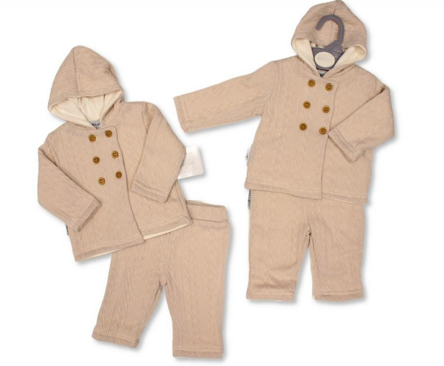 Baby Hooded knit jacket