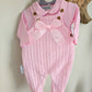Knitted Pink Dungaree Set