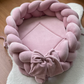 Plaited Bow Baby Nest- 8 colours available!