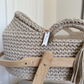 Hooded Basket with wooden stand.