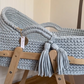 Hooded Basket with wooden stand.