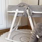 Hooded Basket with wooden stand.